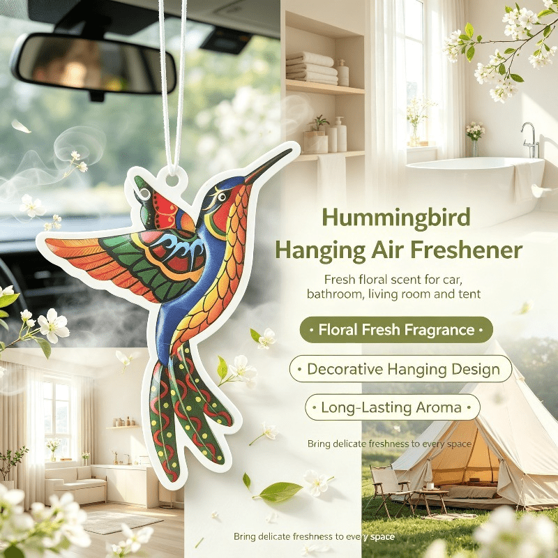 Car Air Freshener - Car Air Freshener Colorful Hummingbird Hanging