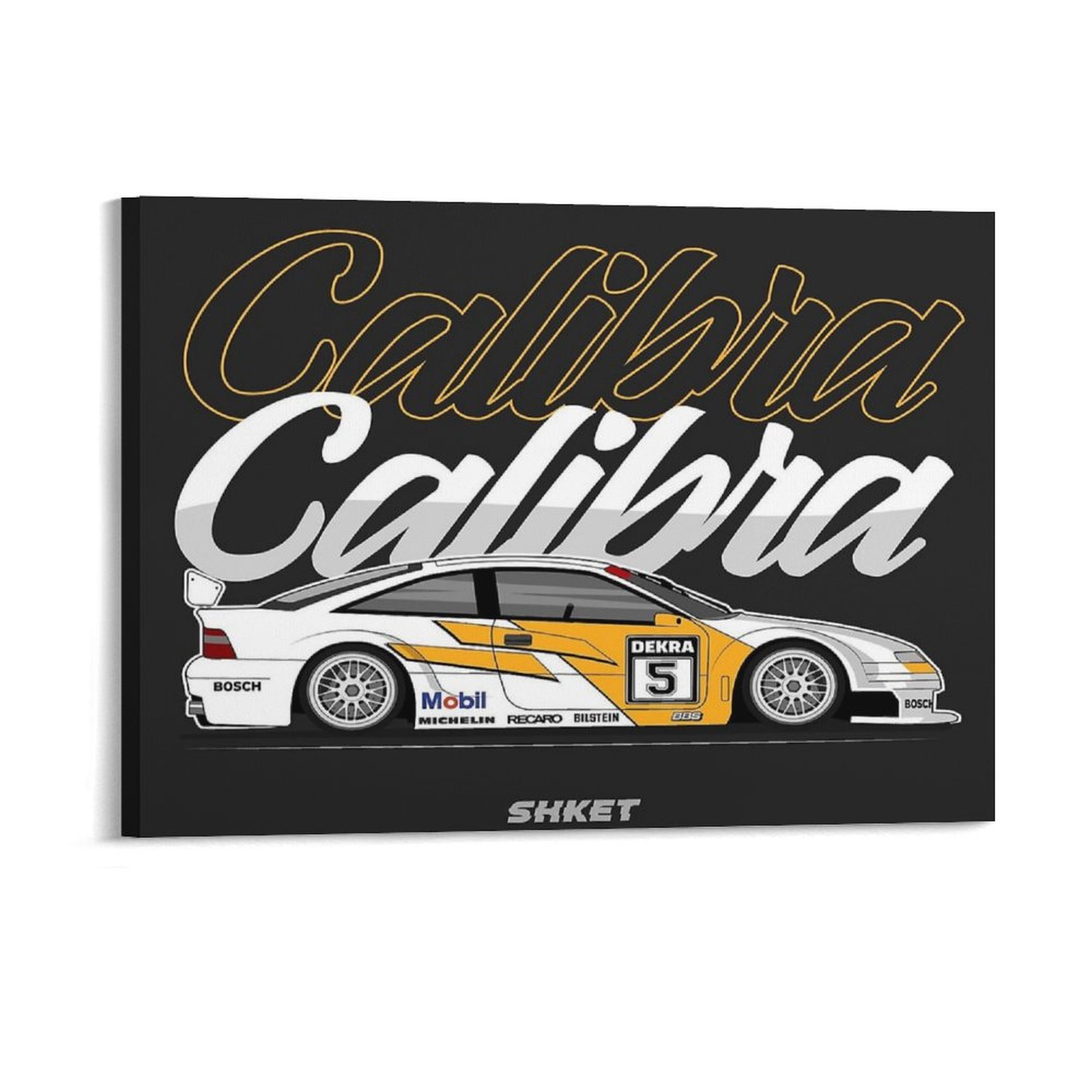 Opel Calibra Dtm Race Car Canv - Car Mirror 评论和价格