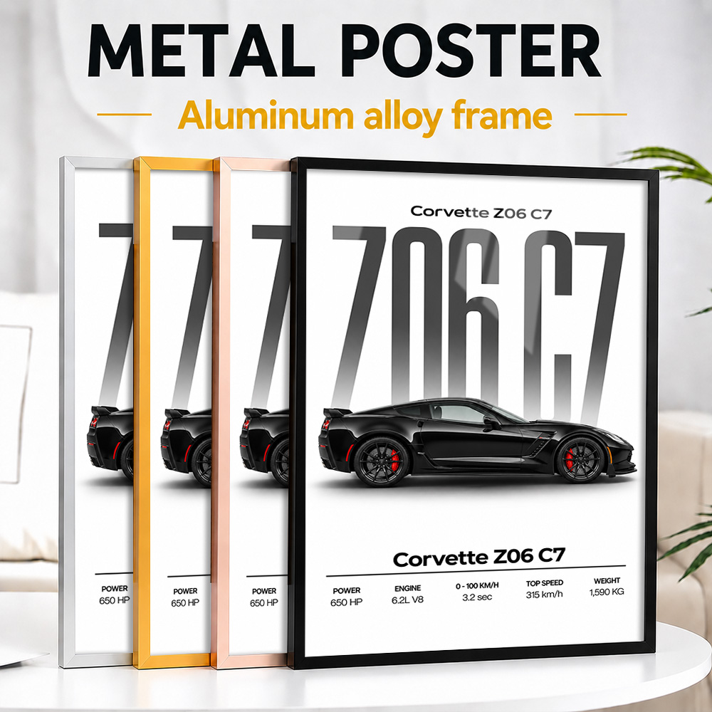 American Corvette Z06 C7 Black - Car Mirror 评论和价格