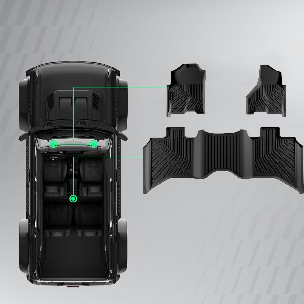 3PCS High Quality Automotive F - Car Floor Mat 评论和价格