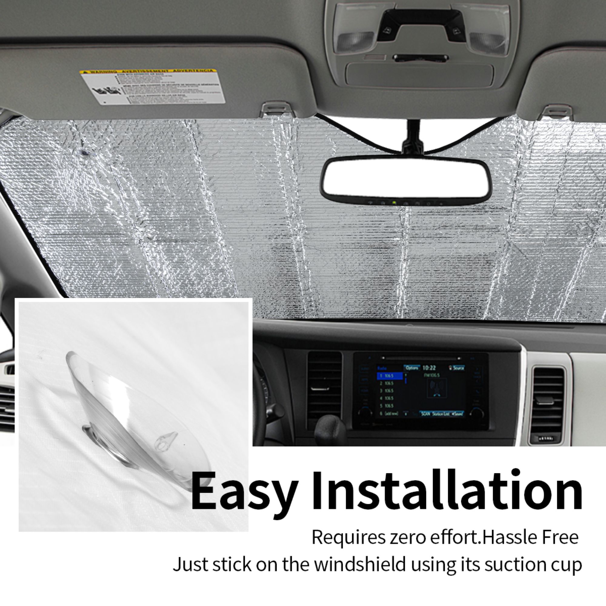 UK Flag Car Windshield Sun Sha - Windshield Sun Shade 评论和价格