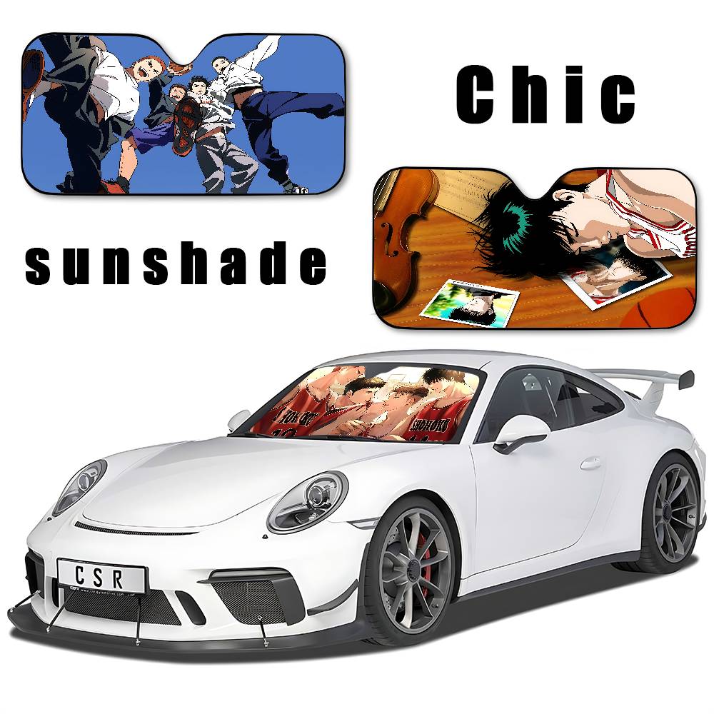 Anime S-Slam Dunk Stylish And  - Windshield Sun Shade 评论和价格