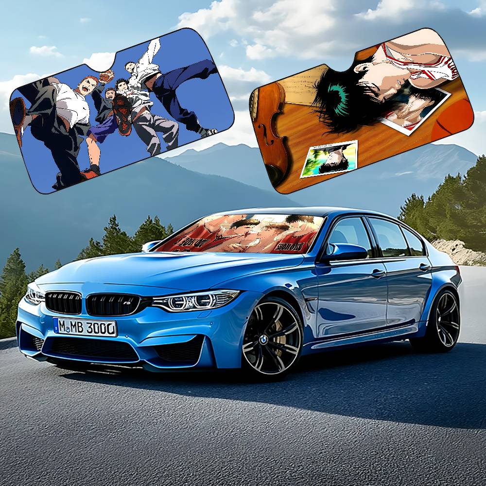 Anime S-Slam Dunk Stylish And  - Windshield Sun Shade 评论和价格