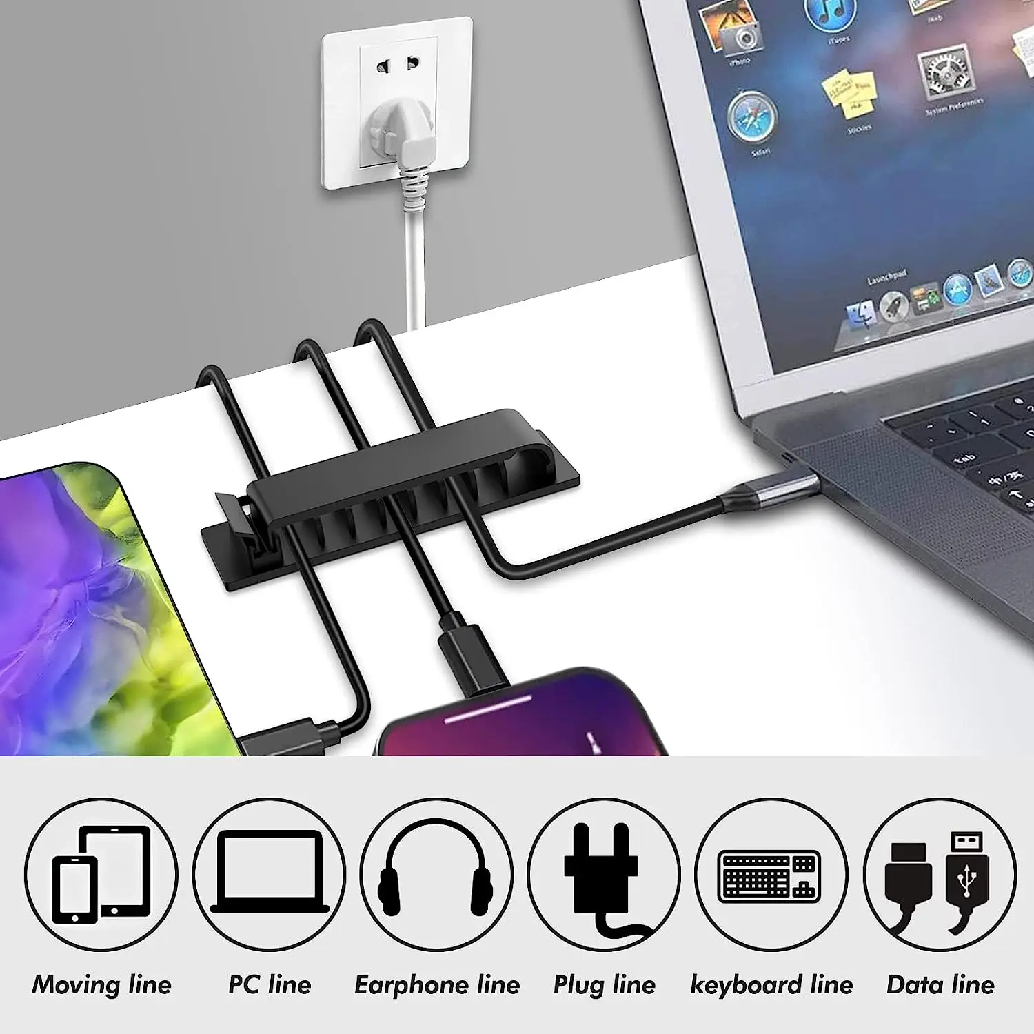 Cable Organizer Self Adhesive  - Car Cable Organizer 评论和价格