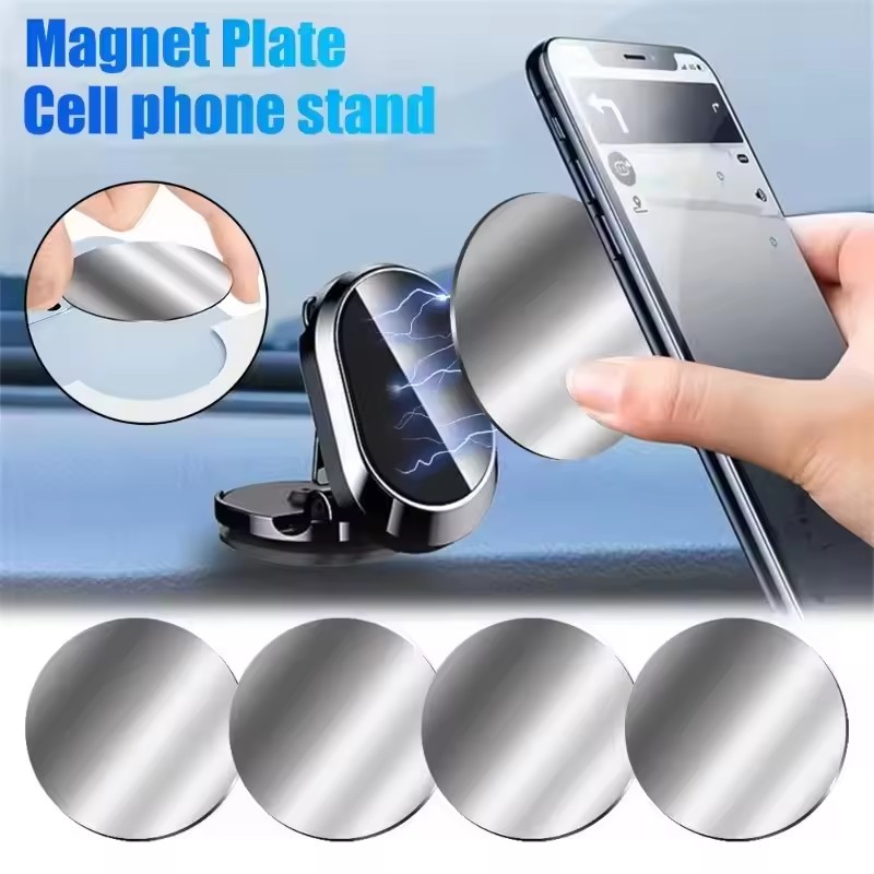 1/50Pcs Magnetic Metal Plate F - Car Phone Holder 评论和价格