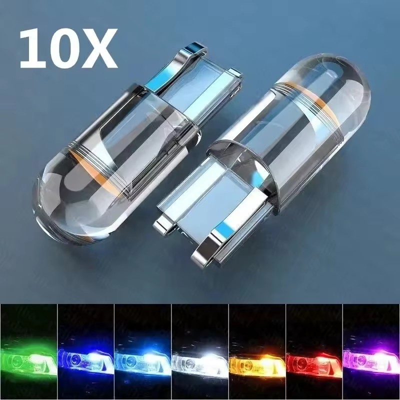 Super Bright 10 Pcs W5W 194 T1 - Car Led Light 评论和价格