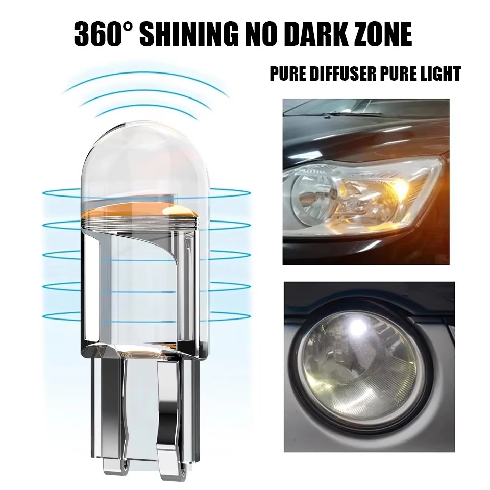 Super Bright 10 Pcs W5W 194 T1 - Car Led Light 评论和价格