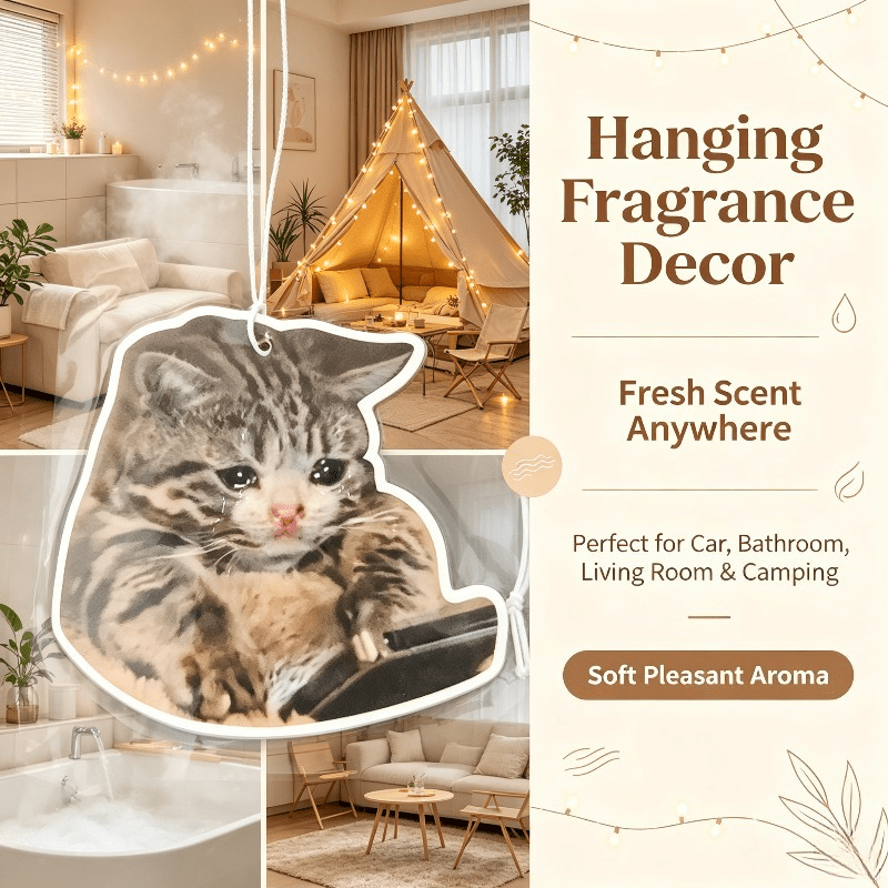 Car Air Freshener Crying Tabby - Car Air Freshener 评论和价格