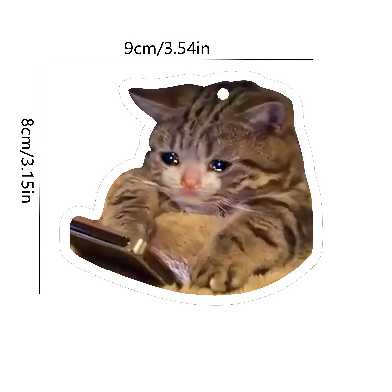 Car Air Freshener Crying Tabby - Car Air Freshener 评论和价格