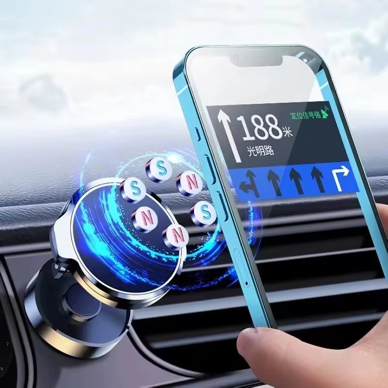 Round Folding Magnetic Car Hol - Car Phone Holder 评论和价格