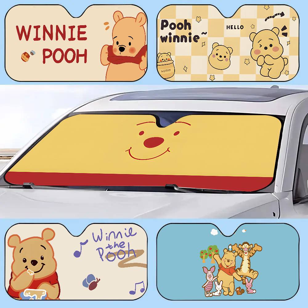W-Winnies-The-P-Poohs Car Suns - Windshield Sun Shade 评论和价格
