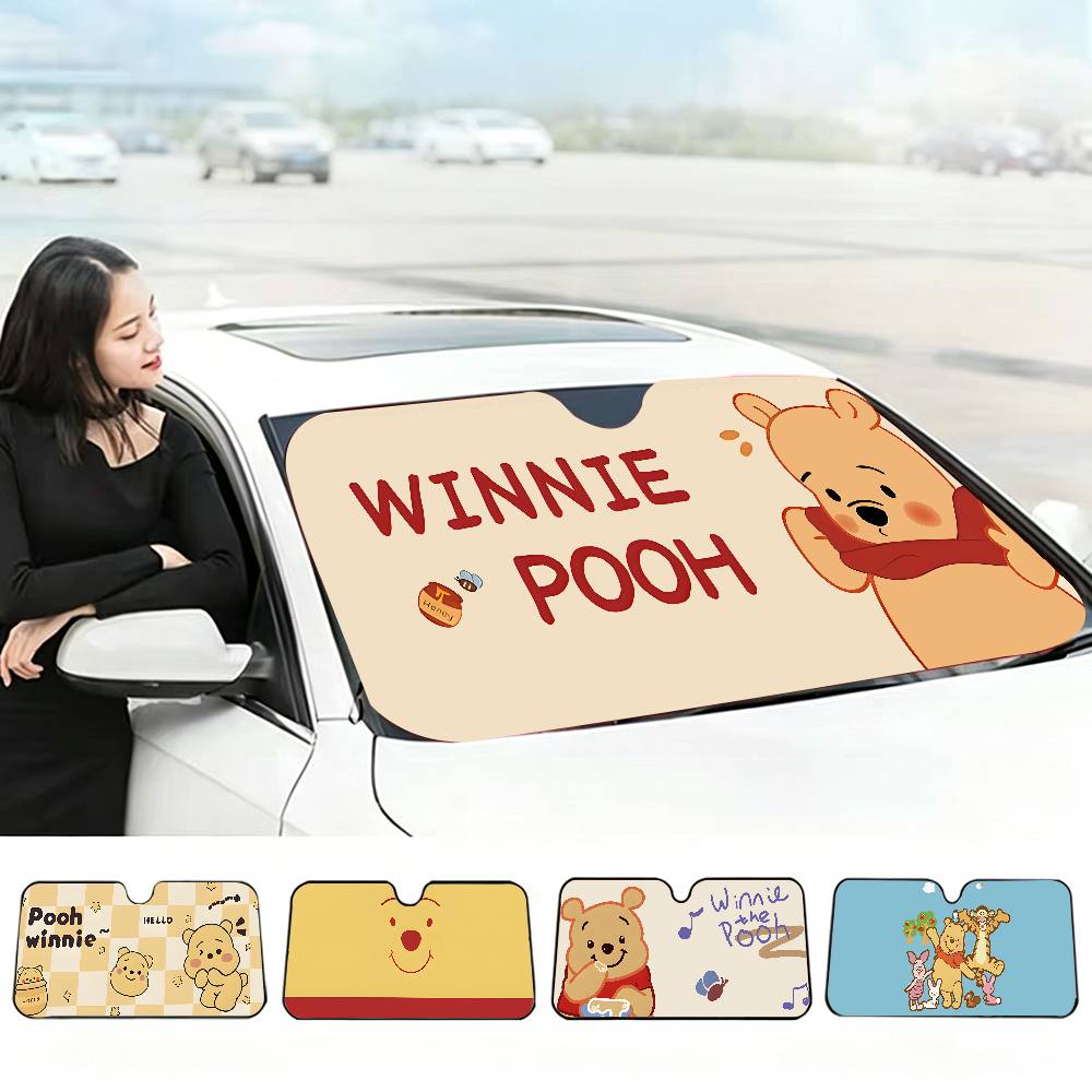 W-Winnies-The-P-Poohs Car Suns - Windshield Sun Shade 评论和价格