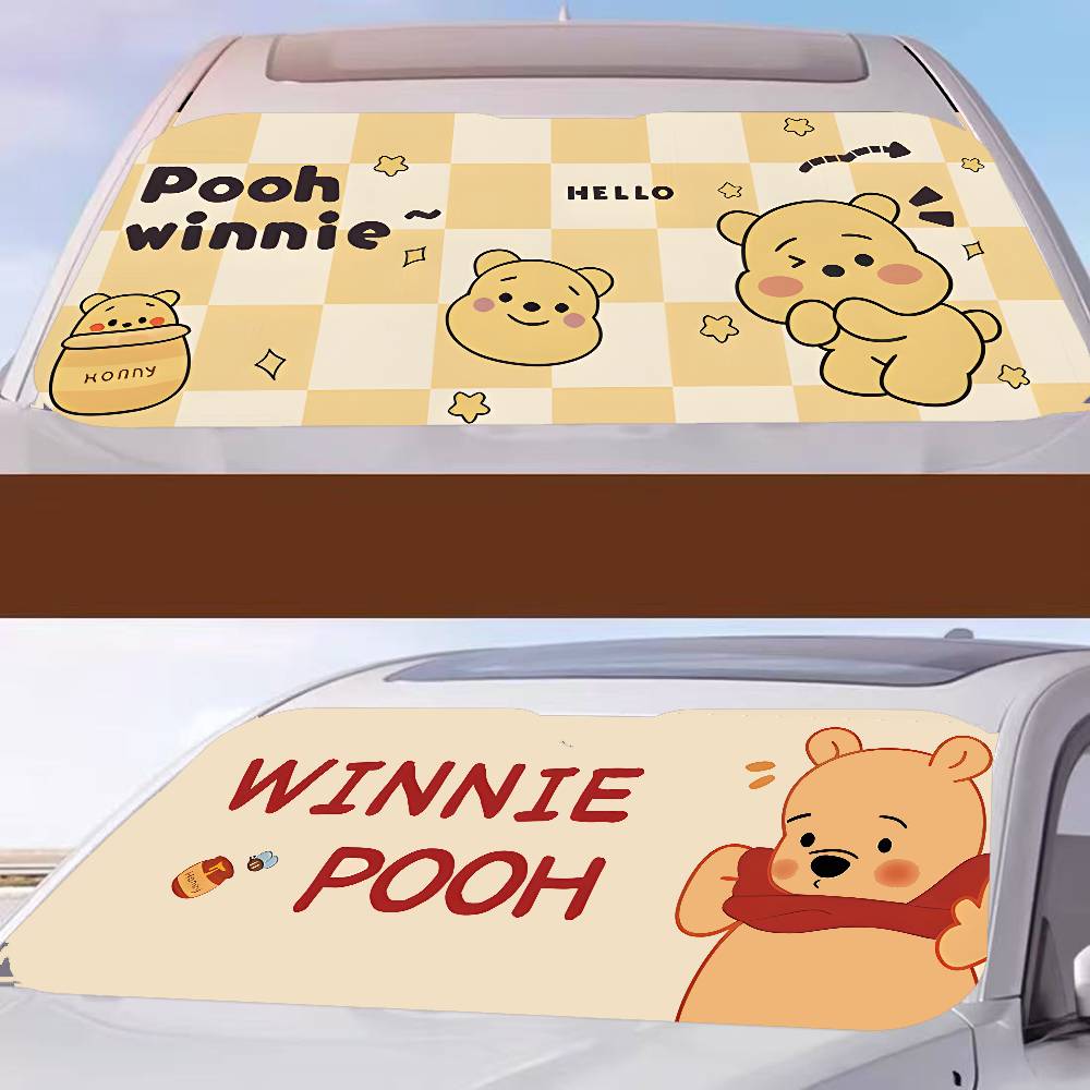 W-Winnies-The-P-Poohs Car Suns - Windshield Sun Shade 评论和价格