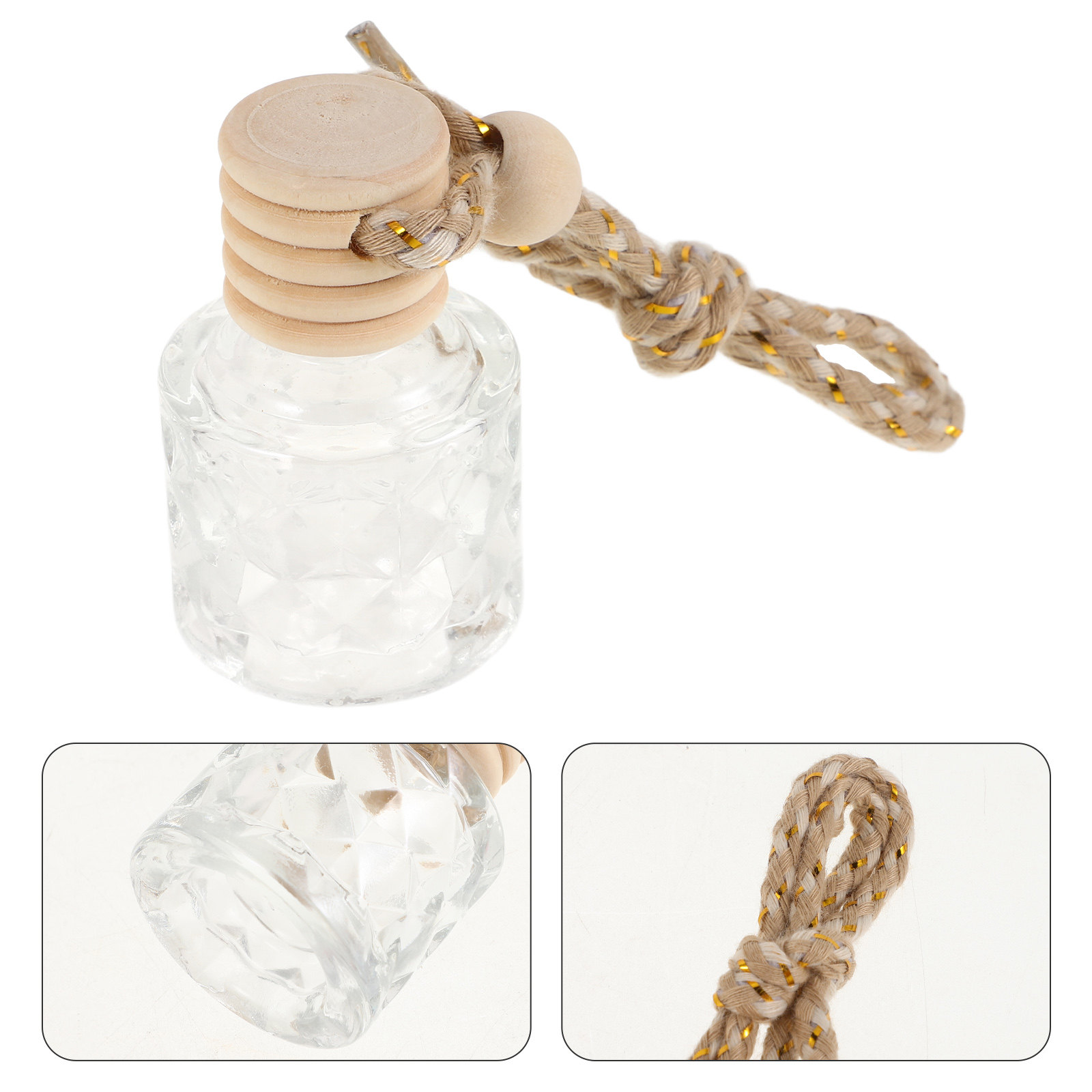 2 pcs Glass Essential Oil Bott - Car Air Freshener 评论和价格